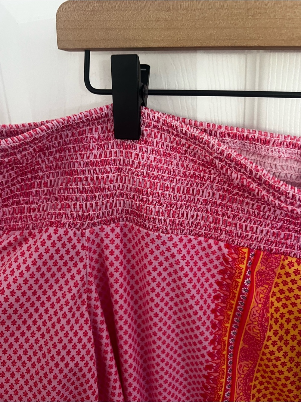 Cabana Life Pink and Orange Off-Shoulder Mini Dress - Picture 7 of 15